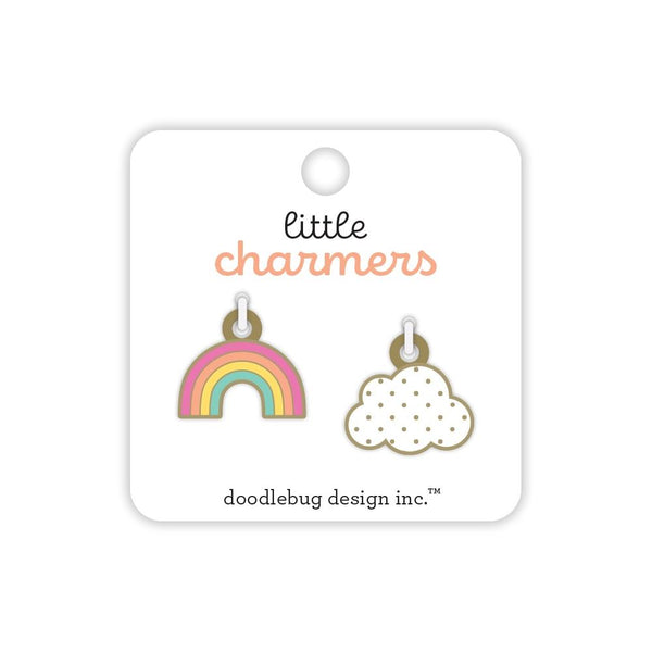 Doodlebug Little Charmers, Limited Edition Numbered Pin, Hello Again, Rainbow Skies (8175)