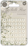 Craft Consortium, Belle Fleur Premium Collection, Adhesive Enamel Hearts (CCADOT020)