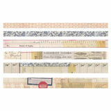 Tim Holtz Idea-Ology Design Tape, 6pcs, 6yds, Merchant (TH93673)