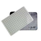 Tim Holtz, Travel Glass Studio Mat, White with Protective Carry Sleeve (2634EUS)