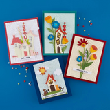 Spellbinders, Whimsical Wishes Clear Stamp Set by Vicky Papaioannou (STP-270)