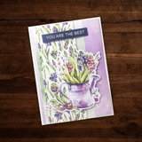 Paper Rose, 6"x6" Paper Collection, Violet Garden (28384)