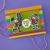 Spellbinders, Naughty or Nice Stamp & Die Bundle by Simon Hurley (BD-1095)