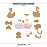 Spellbinders, Keepsake Swans Etched Dies by Frank Garcia (S4-1535)