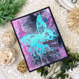 Spellbinders, Press Plate & Die Set, Butterfly Splatter (BP-323)