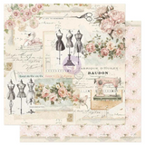 Prima Marketing, Double-Sided Paper Pad 8"X8" 32/Pkg, Buttons & Keepsakes By Frank Garcia (982362)