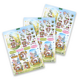 Katy Sue, Die Cut Decoupage, Garden Gnomes (Pack of 12) (11-DCDGGN12)