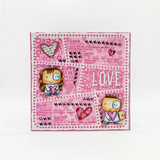 AALL & Create, #932, Love Wins, A7 Clear Stamp, Designed by Janet Klein