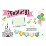 Simple Stories, Simple Pages Page Pieces, Say Cheese Fantasy at the Park (17945)