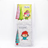 AALL And Create, #943, A7 Photopolymer Clear Stamp Set by Janet Klein, Snow Angel