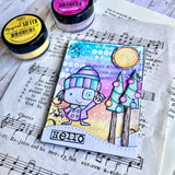 AALL And Create, #943, A7 Photopolymer Clear Stamp Set by Janet Klein, Snow Angel