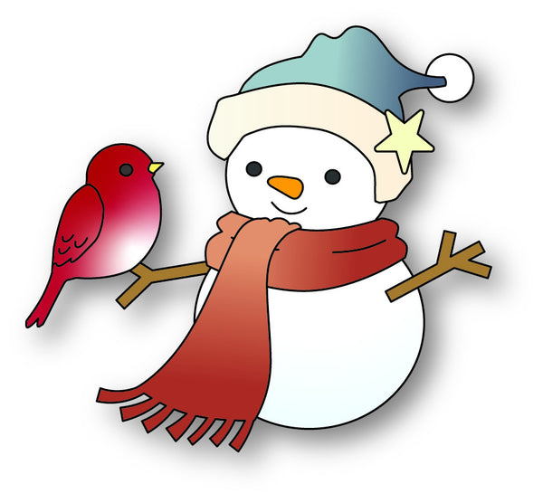 Memory Box Die, Snowman and Birdie Friend (94973)