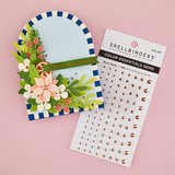Spellbinders Color Essentials Self-Adhesive Gems 108/Pkg, Rose Gold (SCS-337)
