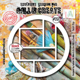 AALL & Create, 6"x6"Stencil, #237, Twirl Pop, Designed by Autour De Mwa & Co.