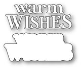 Memory Box Die, Warm Wishes Timeless Script (95003)