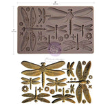 Prima Marketing, Finnabair Decor Moulds 5"x8"x8mm, Machine Dragonflies (951412)