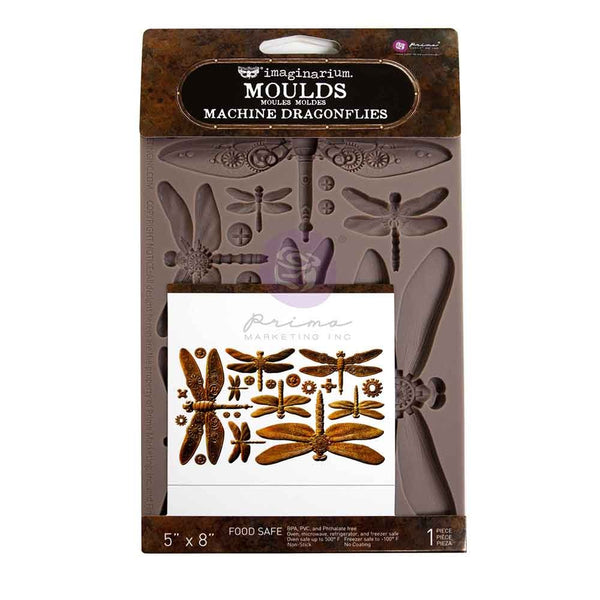 Prima Marketing, Finnabair Decor Moulds 5"x8"x8mm, Machine Dragonflies (951412)