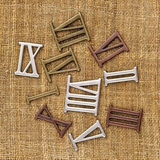 Prima, Sunrise Sunset Mechanicals Metal Vintage Trinkets, Roman Numerals 1", 10/Pkg (960247)