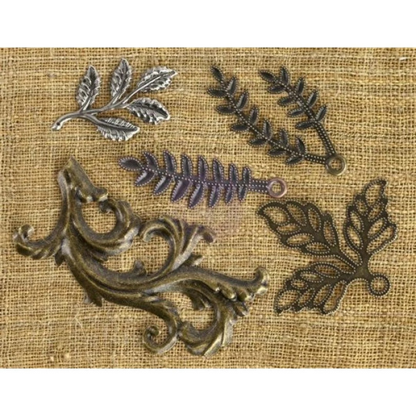 Prima Finnabair, Mechanicals Metal Embellishments, Leaves