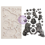 Prima Finnabair Decor Moulds 5"X8"X8mm, Regal Lions