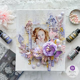 Prima Finnabair Art Alchemy Limited Edition Stencil Set, Shabby Romantic (969974)