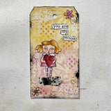 AALL & Create, #977 - A7 Clear Stamp Set, My Love, Designed by Janet Klein