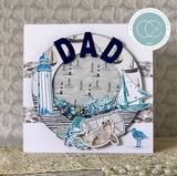 Craft Consortium, Sea & Shore, Clear Stamps, Shore (CCSTMP063)