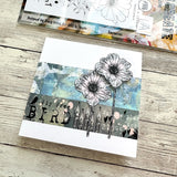 AALL & Create, #980 - A6 Clear Stamp Set - Anemone, Designed by Tracy Evans