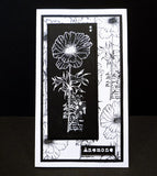 AALL & Create, #980 - A6 Clear Stamp Set - Anemone, Designed by Tracy Evans