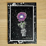 AALL & Create, #980 - A6 Clear Stamp Set - Anemone, Designed by Tracy Evans