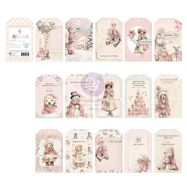 Prima Marketing, Christmas Blush, Tag Pad (982652)