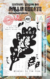 AALL & Create, #982 - A7 Clear Stamp Set, Windy Willows.  Designed by Tracy Evans