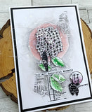 AALL & Create, #983 - A6 Clear Stamp Set - Hiya Drangea! Designed by Tracy Evans