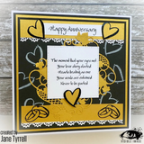 Visible Image, A7 Clear Stamp Set, Happy Anniversary (VIS-HAN-01)