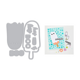Hero Arts, Die Set, Summerween Collection, We All Scream (DF301)
