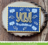 Lawn Fawn, Stamps & Dies Bundle, All The Grad Caps (LF4079 & LF4080)