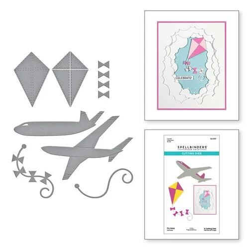 Spellbinders Etched Dies, Fly Away by Vicky Papaioannou (S4-1337)
