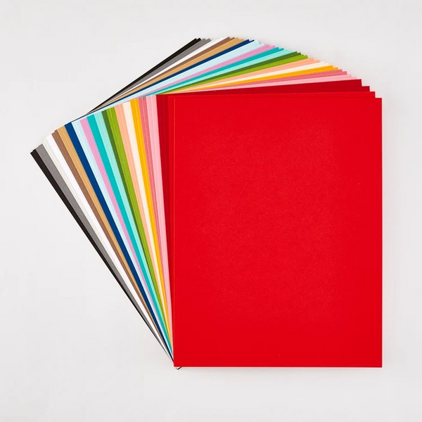 Spellbinders, Oh What Fun! Holiday Fun ColorWheel Cardstock Assortment 8.5" x 11", 40 Sheets (CSA-074)