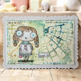 AALL & Create, #TP-1384, Frost It, A7 Clear Stamp, Designed by Janet Klein