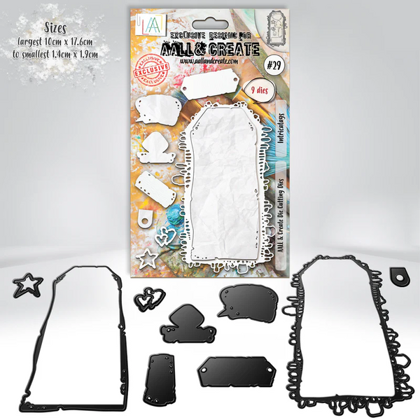 AALL & Create, Die-cutting Die Set, #29, Intricatags