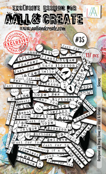 AALL & Create, Ephemera, #35,  Designed by Tracy Evans, Sensus (127 pcs.)