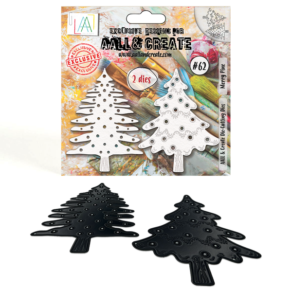 AALL & Create, Die-cutting Die Set, #62, Merry Pine