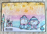 AALL & Create, #942, Hello Winter, A7 Clear Stamp, Designed by Janet Klein