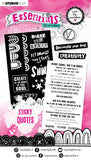 Art By Marlene, Sticker Pad, Sticky Quotes Essentials 120x210mm 20 Sh nr.03