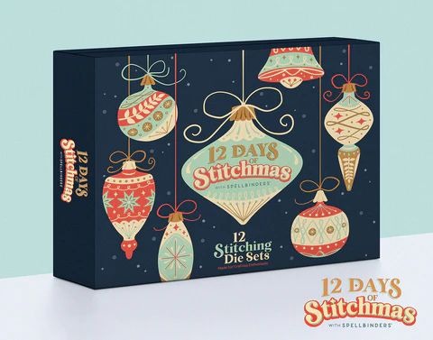 Spellbinders Advent Calendar 2023, 12 Days of Stitchmas