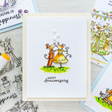 Colorado Craft Company Clear Stamps 3"x4", Anniversary Mini By Anita Jeram