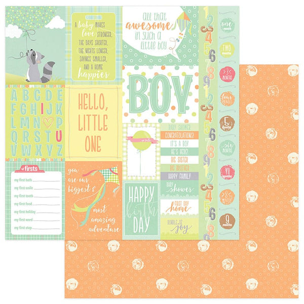 PhotoPlay, Double-Sided Cardstock 12"X12", Peek-A-Boo (ALB2472)