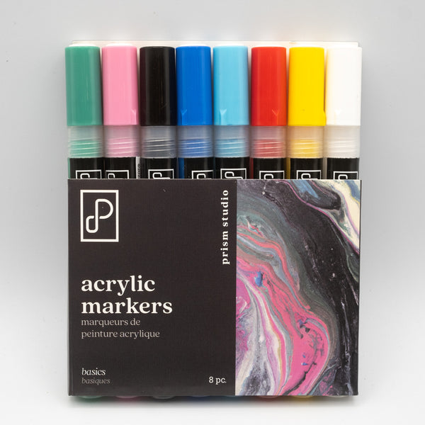 Prism Studio, Acrylic Markers Basics, Set (8pc)