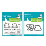 Lawn Fawn, Clear Stamps and Dies Set, A Mole Lot of Love Add-On (LF3945 & LF3946) - Scrapbooking Fairies