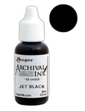 Archival Ink Pad Re-inker .5oz, Jet Black